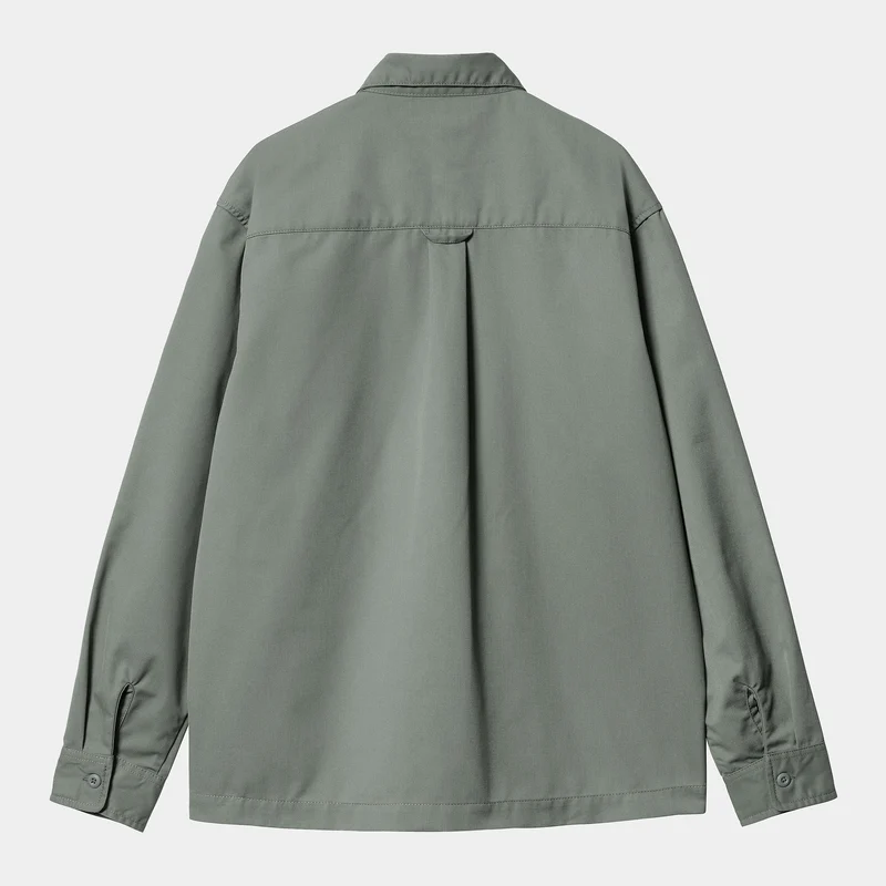 Carhartt WIP Herren Craft Zip Shirt – Rauchgrün