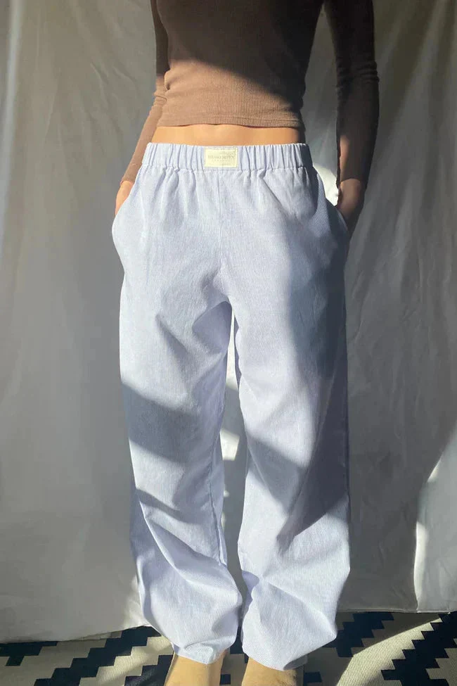 Elke | Pantaloni estivi a righe donna