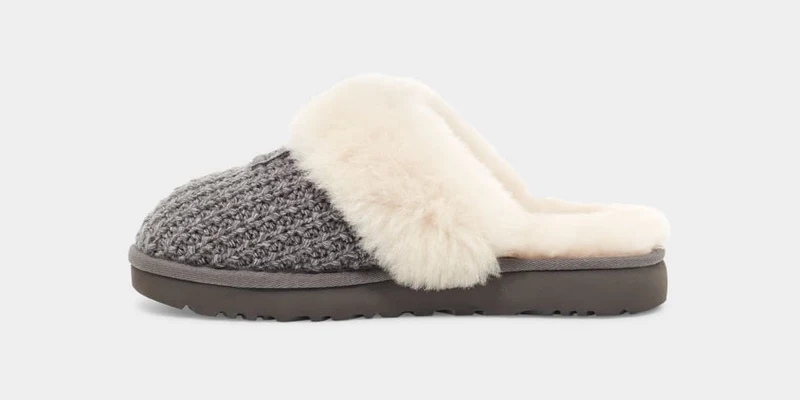 UGG Gemütliche Damen-Hausschuhe – Anthrazit