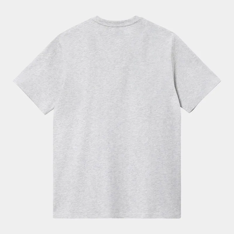 Carhartt WIP Herren Spree Halftone T-Shirt – Ash Heather