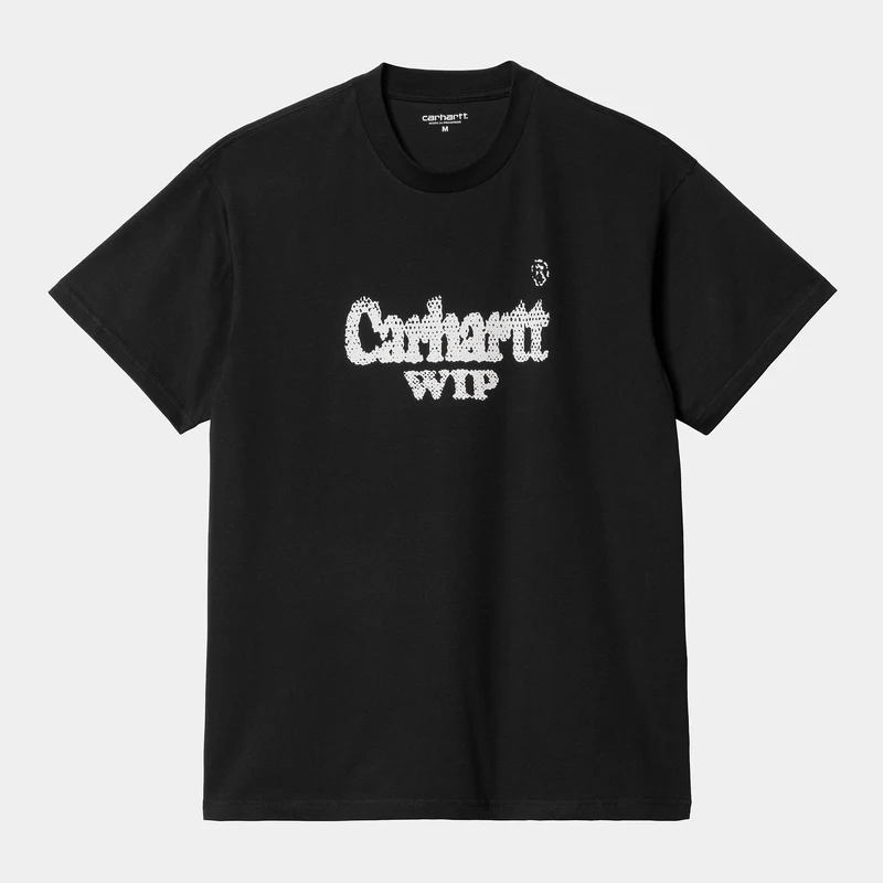Carhartt WIP Herren Spree Halftone T-Shirt – Schwarz