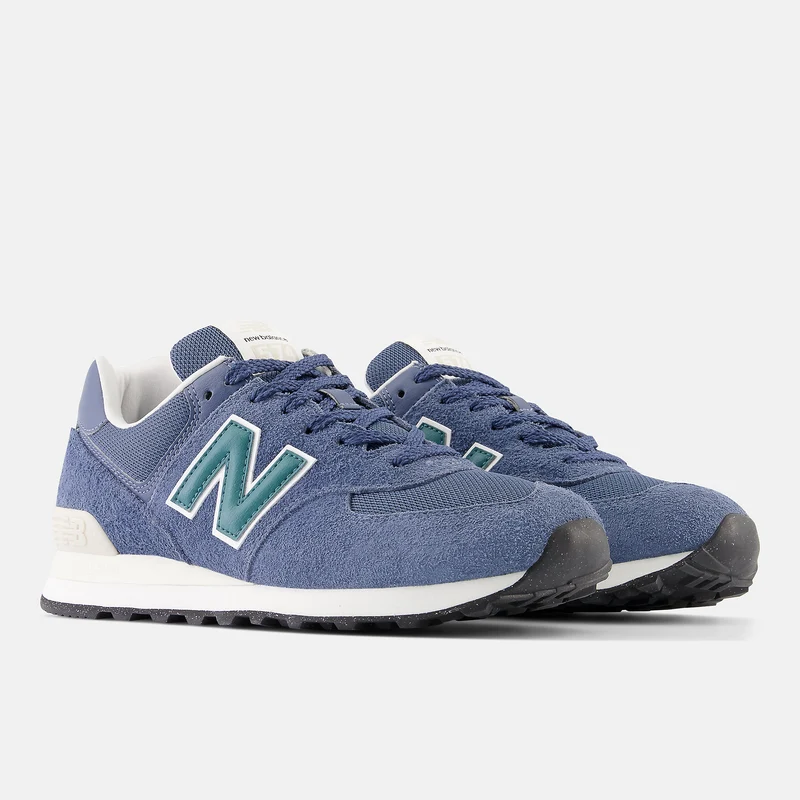New Balance Herren 574 Fashion Trainer – Marineblau / Grün