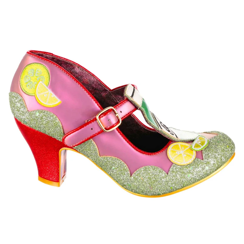 Irregular Choice Damen G bis T High Heel – Rosa