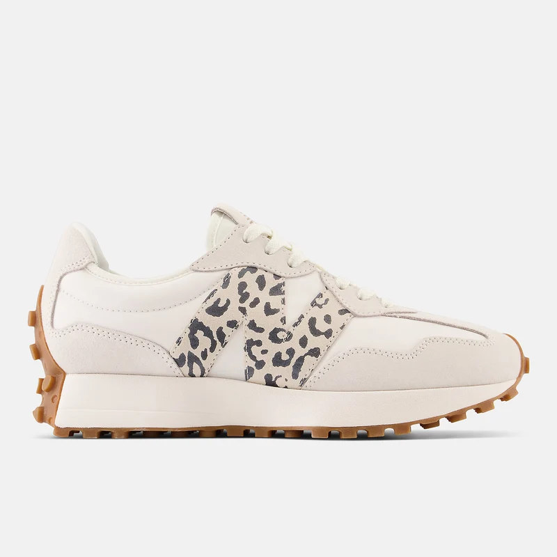 New Balance Damen-Sneaker 327 Fashion – Beige/Leopardenmuster