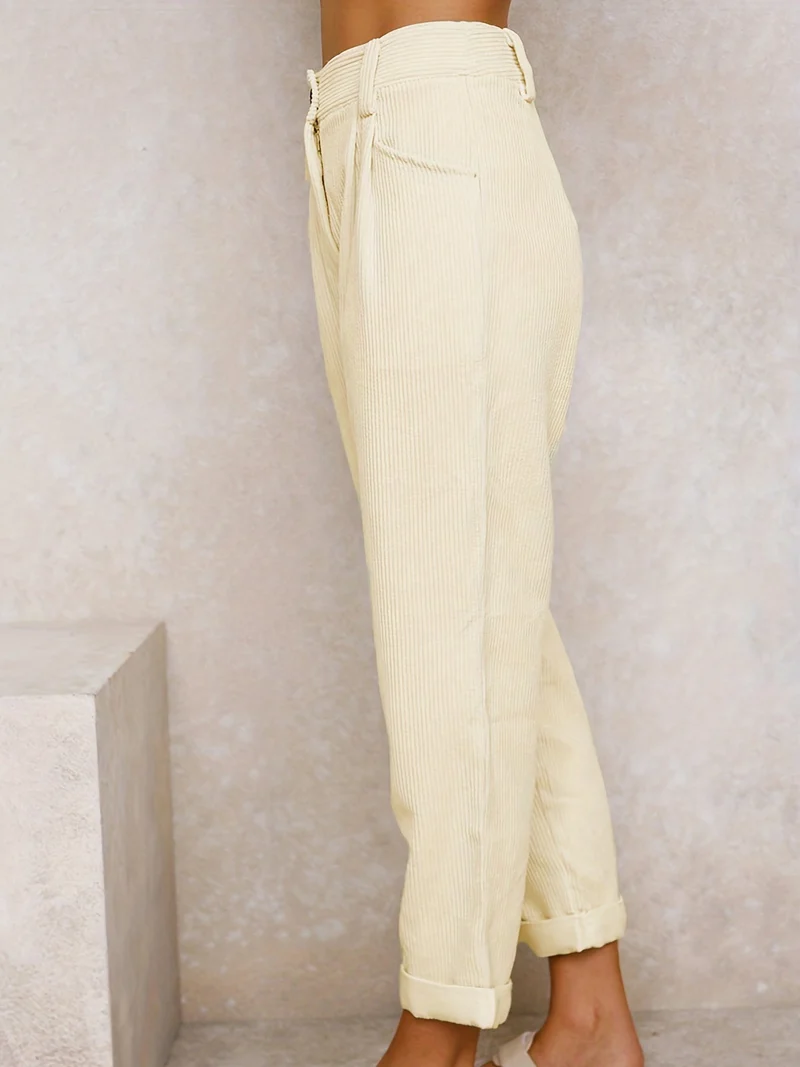 Pantaloni Maple | Pantaloni in velluto a coste donna per tutti i giorni e ufficio