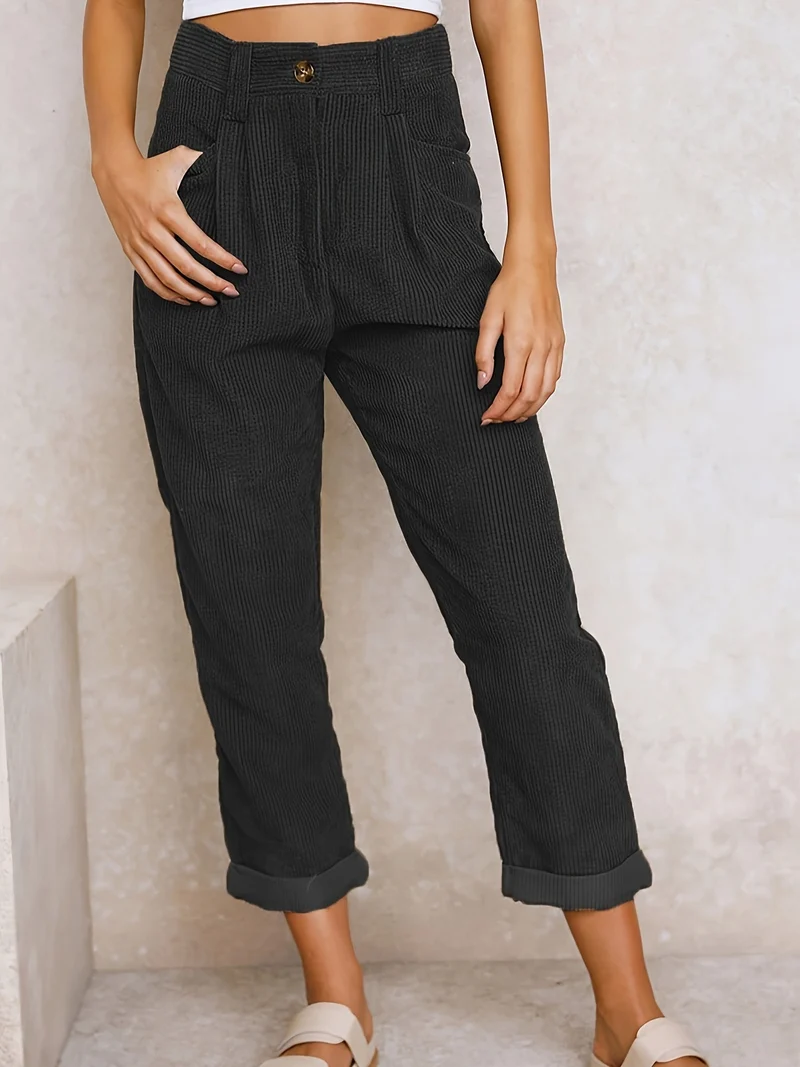 Pantaloni Maple | Pantaloni in velluto a coste donna per tutti i giorni e ufficio