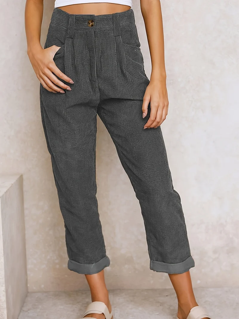 Pantaloni Maple | Pantaloni in velluto a coste donna per tutti i giorni e ufficio