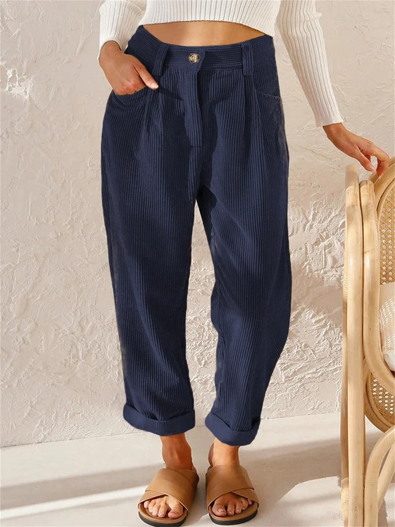Pantaloni Maple | Pantaloni in velluto a coste donna per tutti i giorni e ufficio