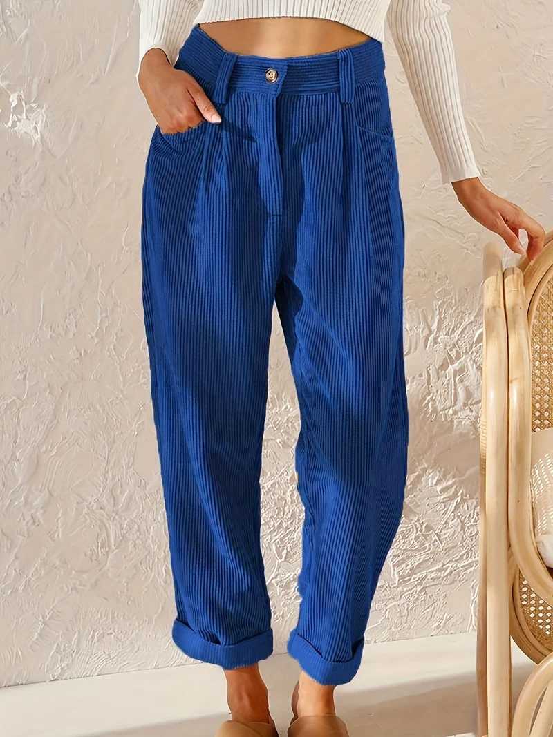 Pantaloni Maple | Pantaloni in velluto a coste donna per tutti i giorni e ufficio