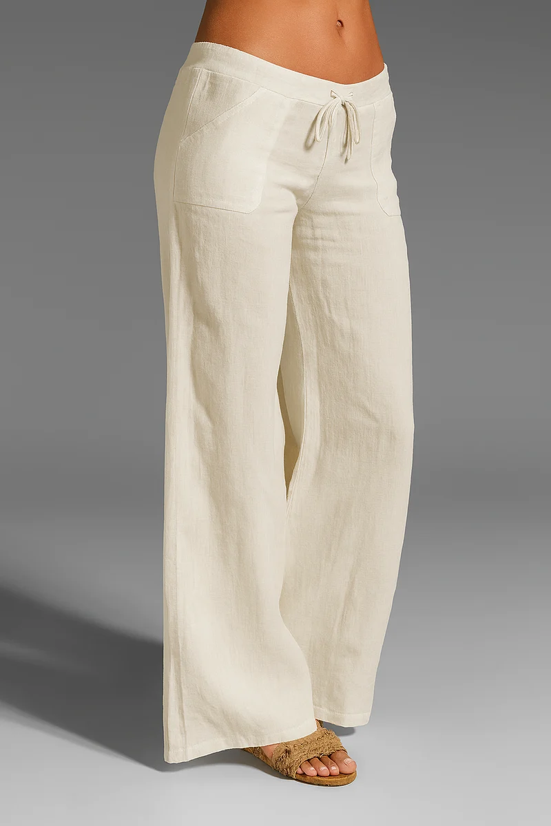Pantaloni estivi ariosi | Pantaloni larghi da donna con coulisse
