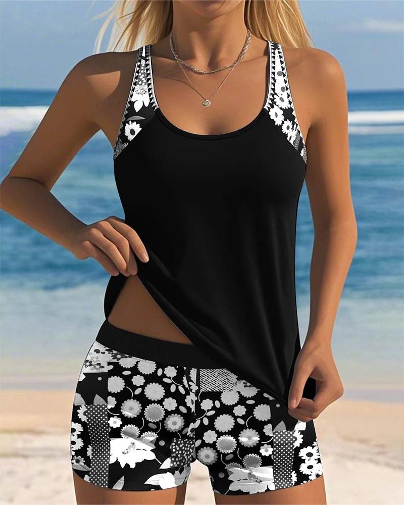 Set bikini donna | Costume da bagno elastico in 2 pezzi