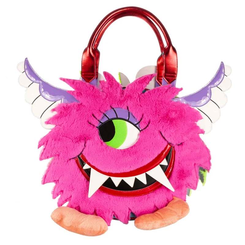 Irregular Choice Womens Fluffy Freaks Tasche - Grün