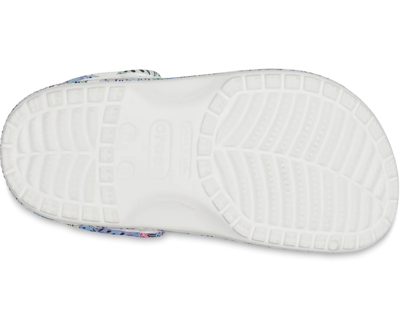 Crocs Klassischer Schmetterlings-Clog für Kinder – Weiß