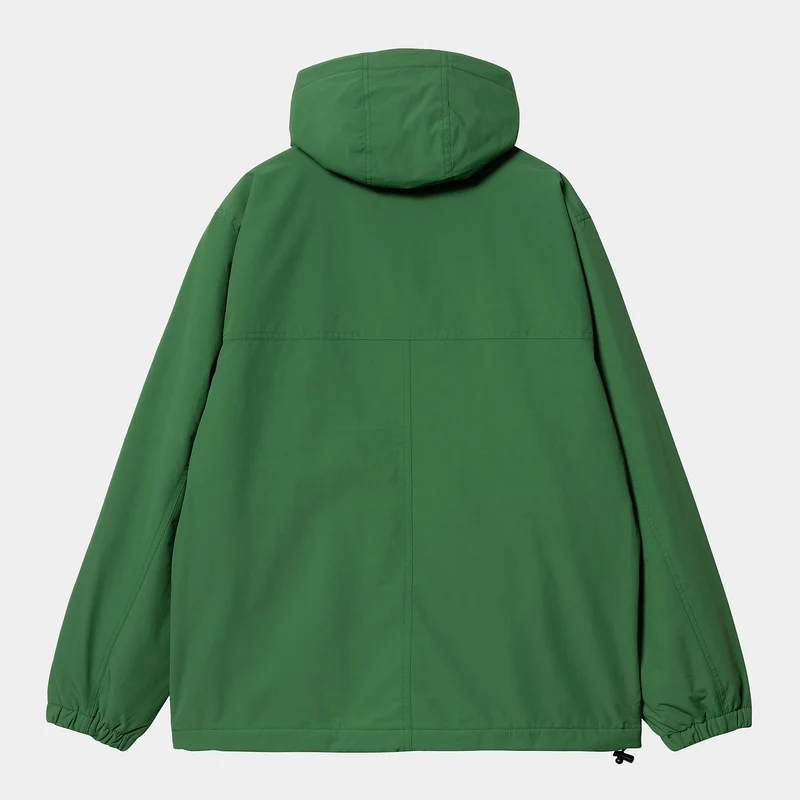Carhartt WIP Herren-Windbreaker-Pullover-Winterjacke – Aspengrün/Schwarz