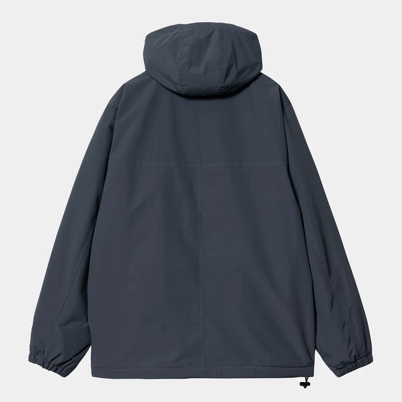 Carhartt WIP Herren-Windbreaker-Pullover-Winterjacke – Blau/Schwarz