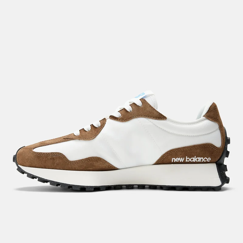 New Balance Unisex 327 Fashion Trainer – Dark Earth / Mushroom