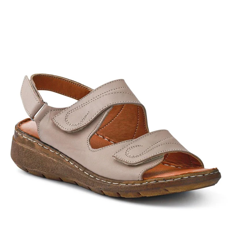 Leather Multi-Touch-Fasten Sandals - LUCK41006 / 327 426