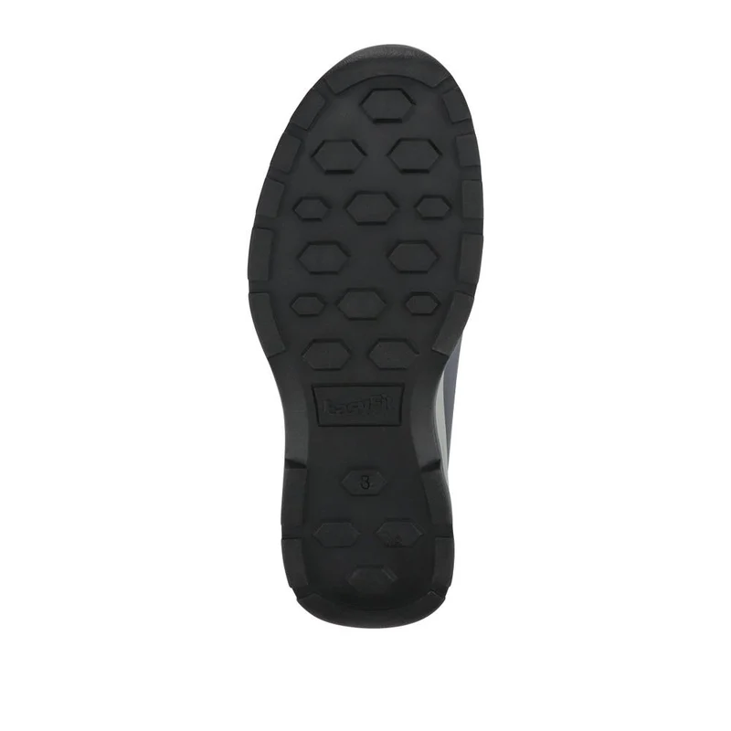 Extra-Wide Memory Foam Lace-Up Shoes - NICOLAS / 326 968 - Navy
