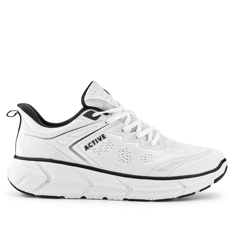 Easy Step In Wide Fit Memory Foam Trainers - BOJIE41008 / 326 944 - White