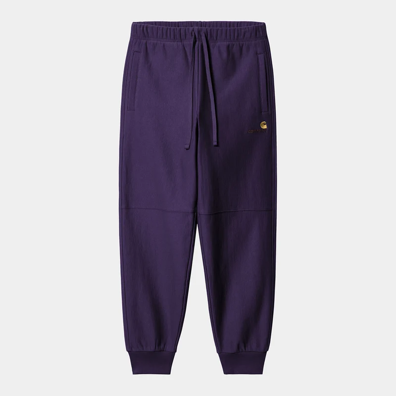 Carhartt WIP Herren American Script Jogginghose - Cassis