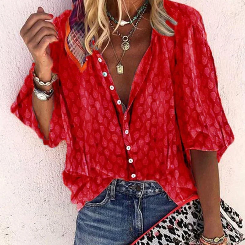 Blusa elegante da donna | Blusa casual estiva