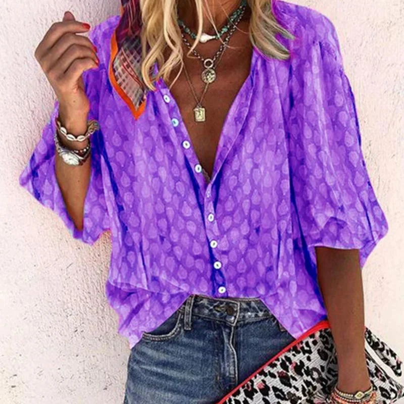 Blusa elegante da donna | Blusa casual estiva