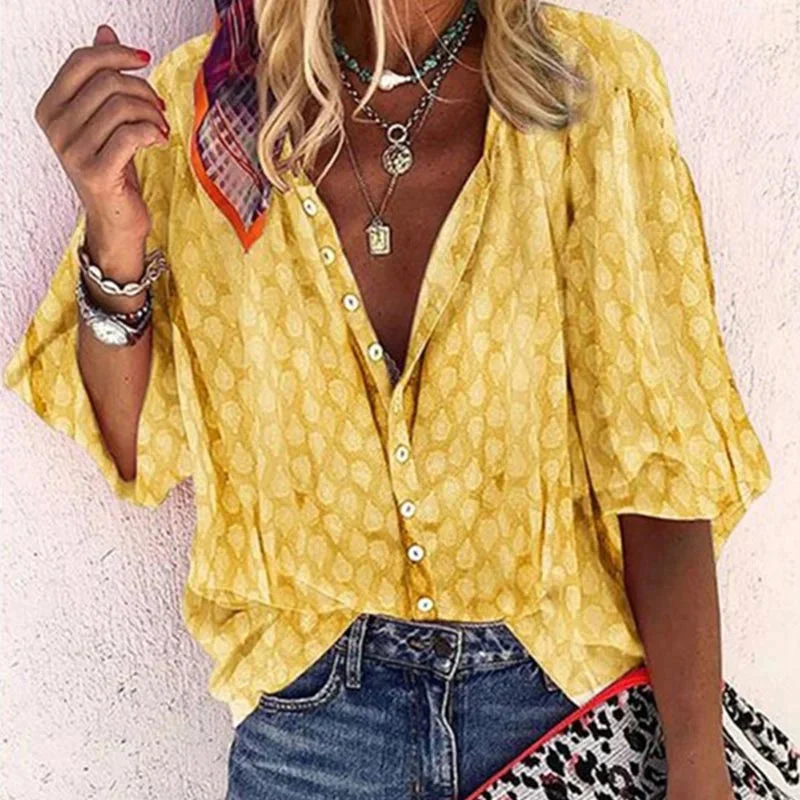 Blusa elegante da donna | Blusa casual estiva