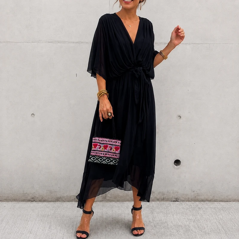 Jescah - Schickes Kleid mit weiten Ärmeln
