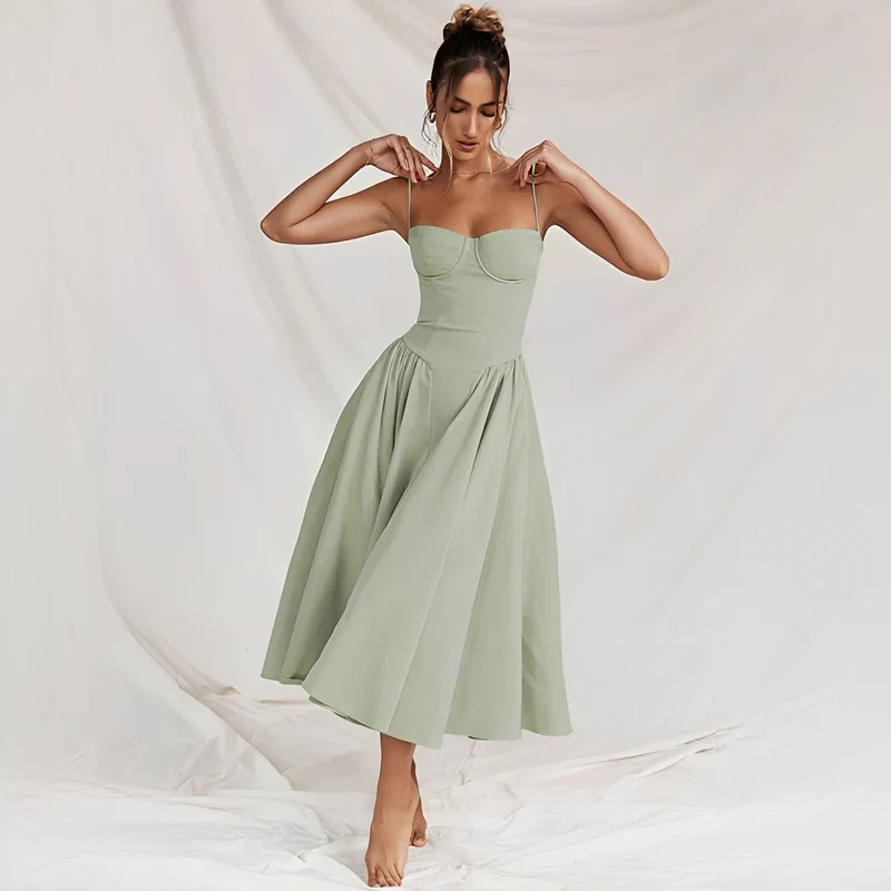 Michaela - Stilvolles und elegantes Midi-Kleid