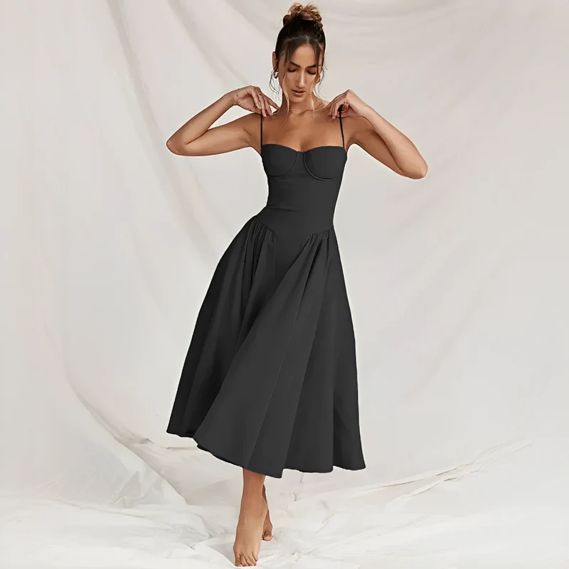 Michaela - Stilvolles und elegantes Midi-Kleid