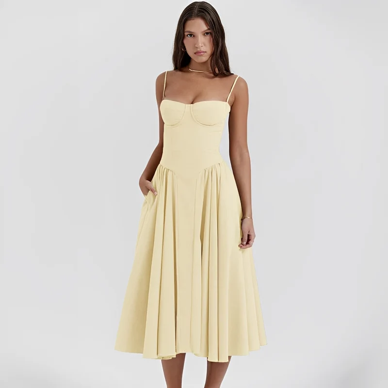 Michaela - Stilvolles und elegantes Midi-Kleid