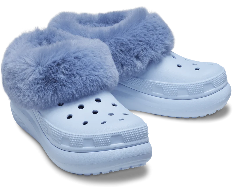 Crocs Unisex Furever Crush Clog – Blauer Calcit