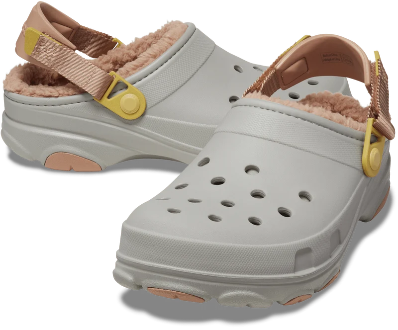 Crocs Unisex Classic All-Terrain Lined Clog - Elefant