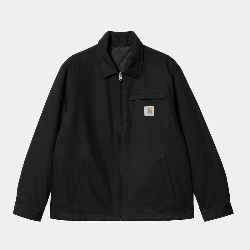 Carhartt WIP Herren Madera Jacke – Schwarz / Weiß