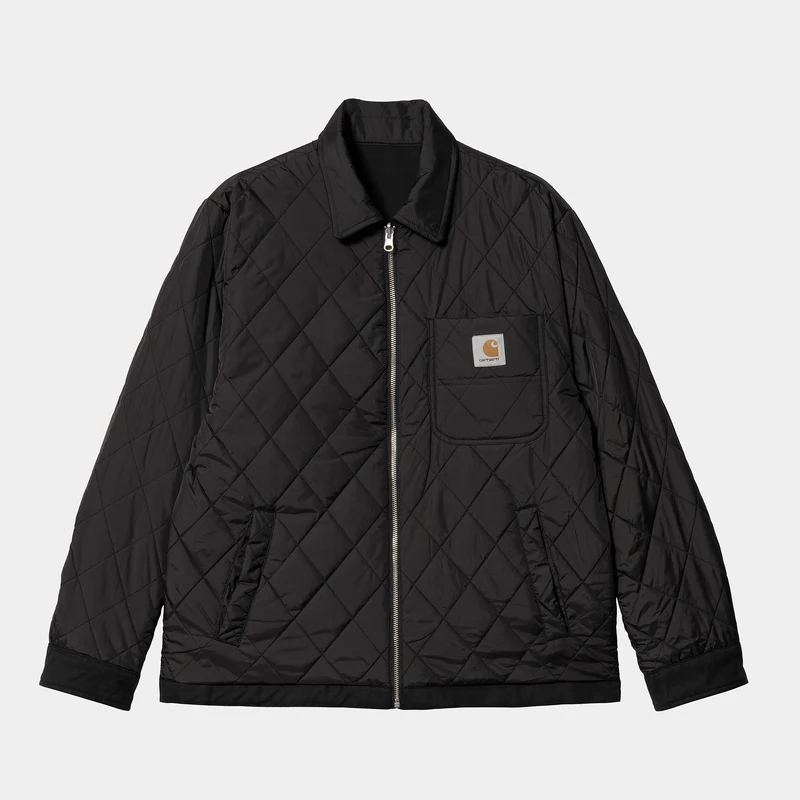 Carhartt WIP Herren Madera Jacke – Schwarz / Weiß
