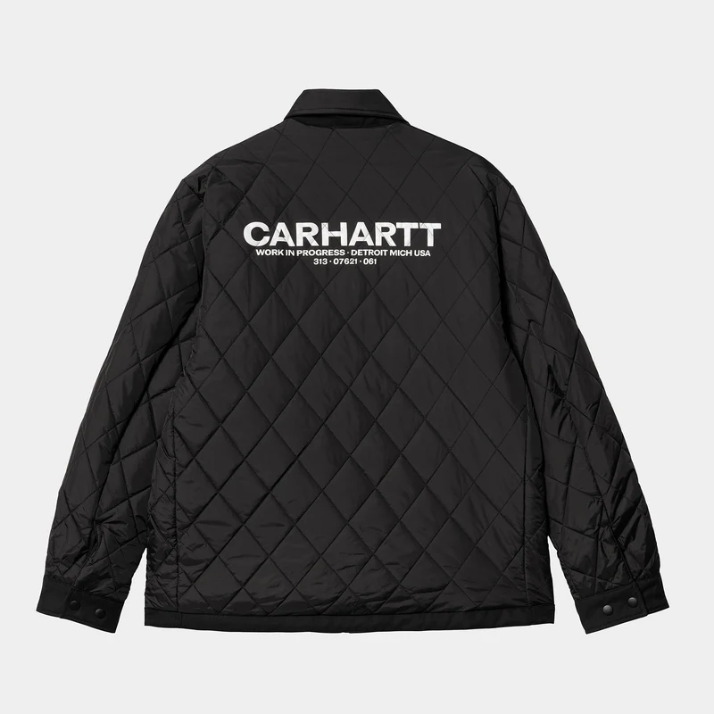 Carhartt WIP Herren Madera Jacke – Schwarz / Weiß