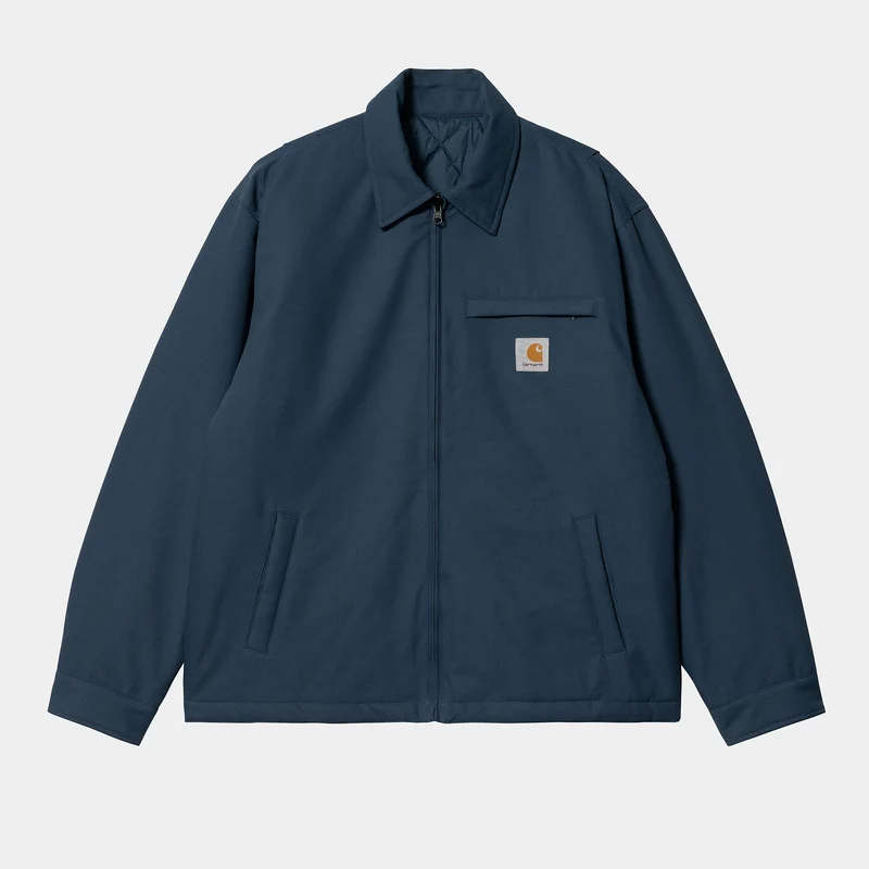Carhartt WIP Herren-Madera-Jacke – Tintenfisch / Weiß