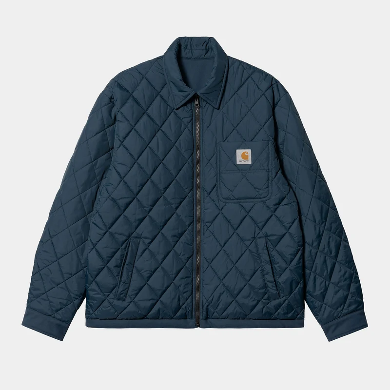 Carhartt WIP Herren-Madera-Jacke – Tintenfisch / Weiß