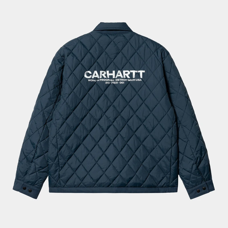 Carhartt WIP Herren-Madera-Jacke – Tintenfisch / Weiß