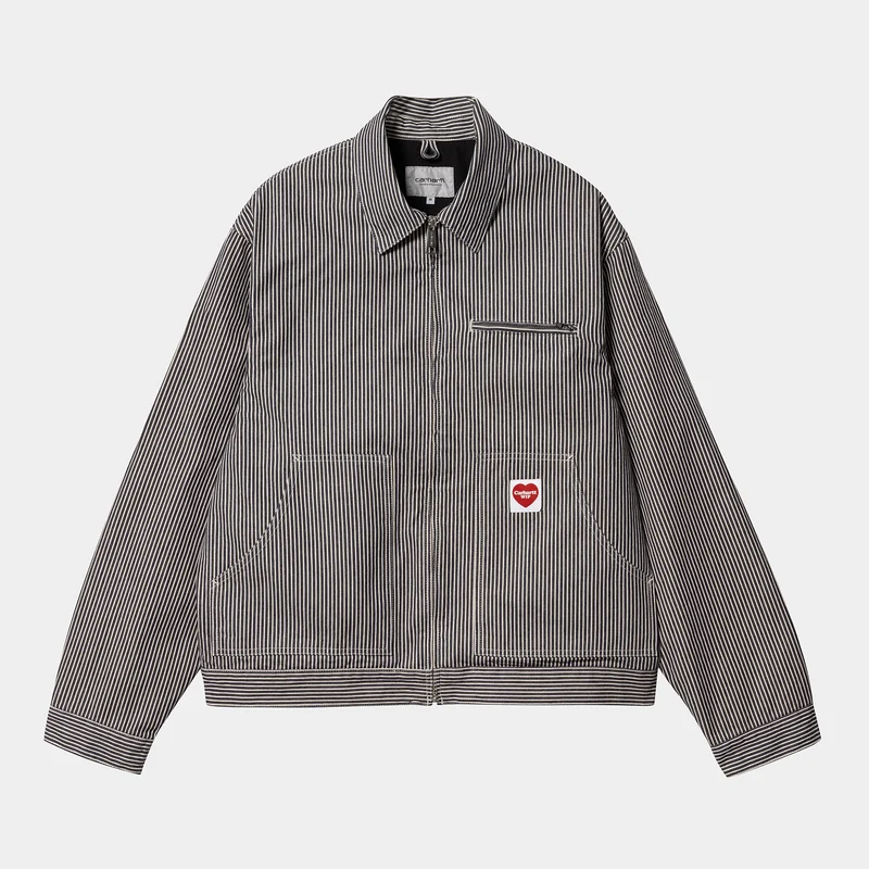 Carhartt WIP Herren-Terrell-Jacke – Dunkelblau/Wachs