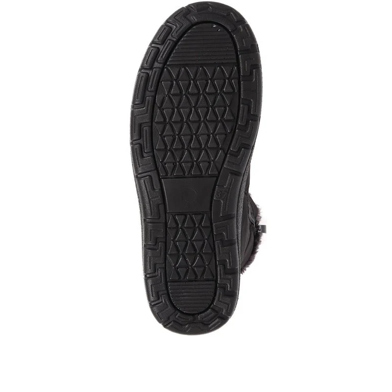 Wide Fit Twin Zip Weather Boots - ACADE38005 / 324 547 - Black
