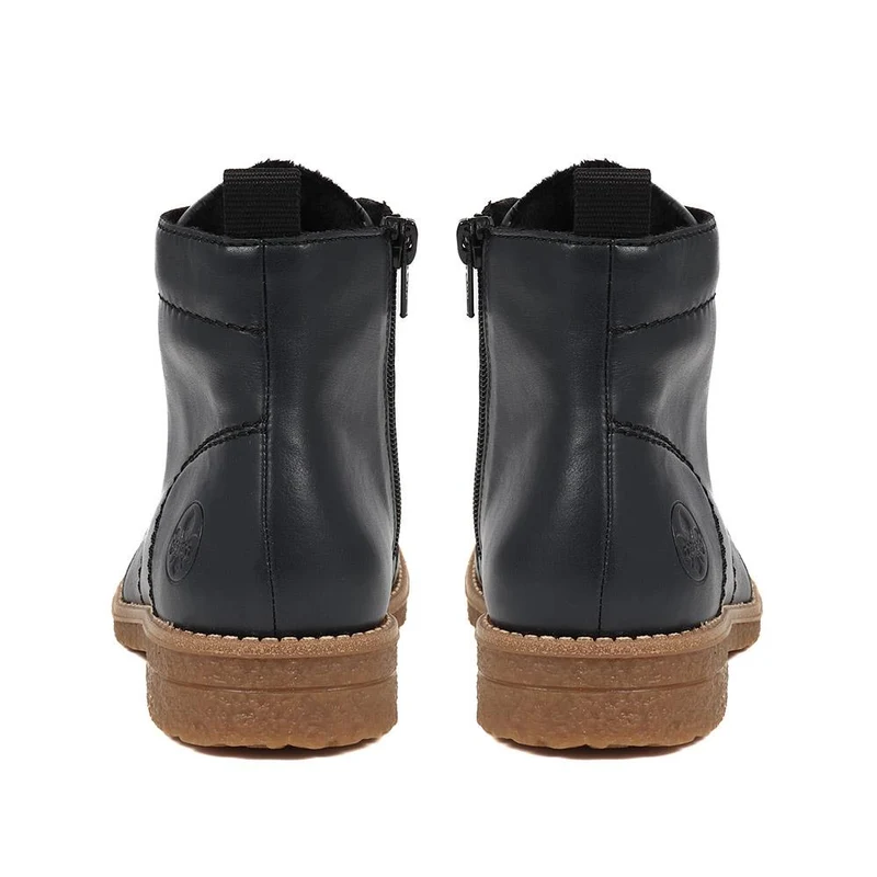 Lace-Up Ankle Boots - RKR38520 / 324 344 - Navy