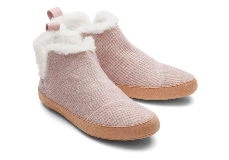TOMS Lola-Hausschuhe für Damen – Pink Metallic