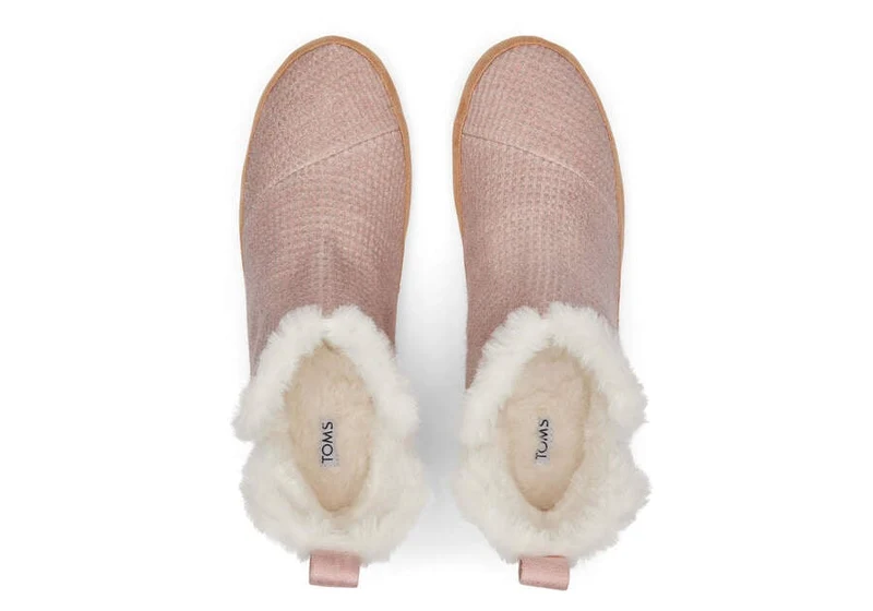 TOMS Lola-Hausschuhe für Damen – Pink Metallic