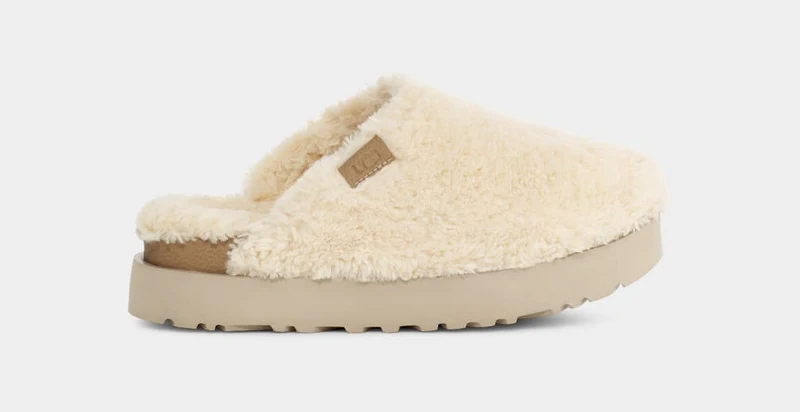 UGG Fuzz Sugar Slide für Damen – Natur