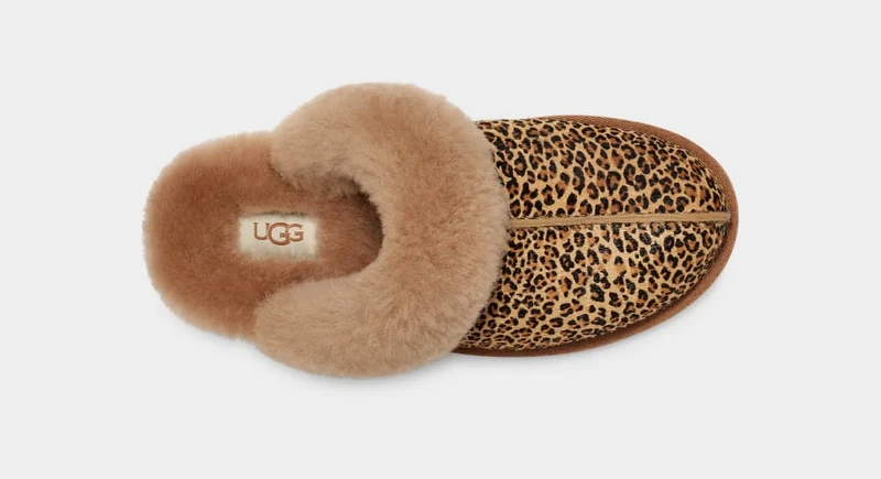 UGG Damen Scuffette II Speckles Hausschuhe – Kastanie