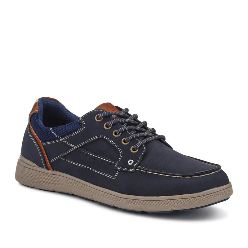 Casual Lace Up Shoes - GANG41013 / 327 575 - Navy