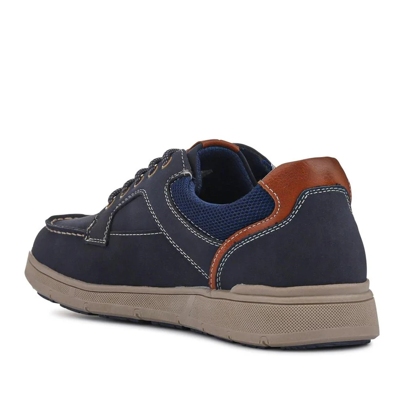 Casual Lace Up Shoes - GANG41013 / 327 575 - Navy