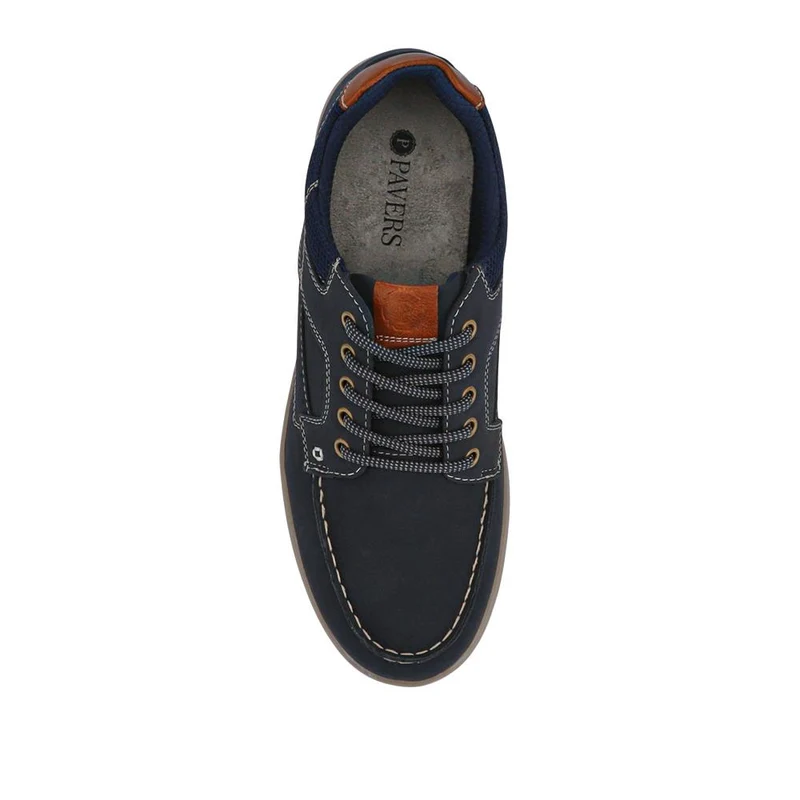 Casual Lace Up Shoes - GANG41013 / 327 575 - Navy
