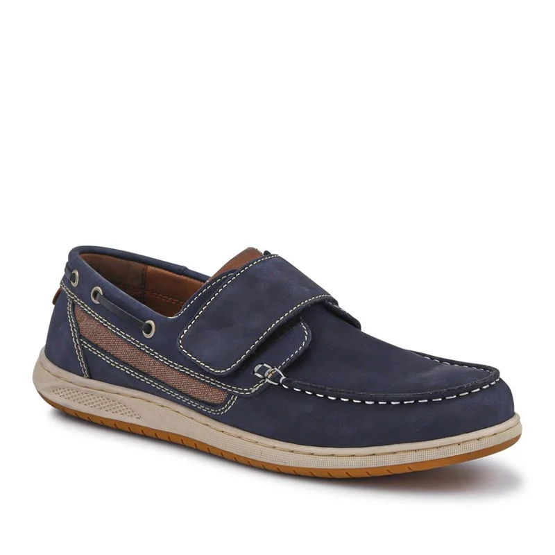 Leather Touch-Fastening Monk Shoes - SHAFI41000 / 327 095